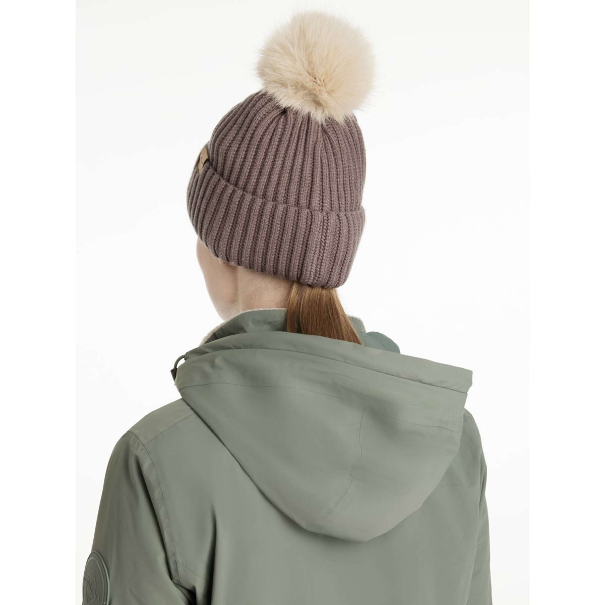 LeMieux Beanie Clara Rib Walnut