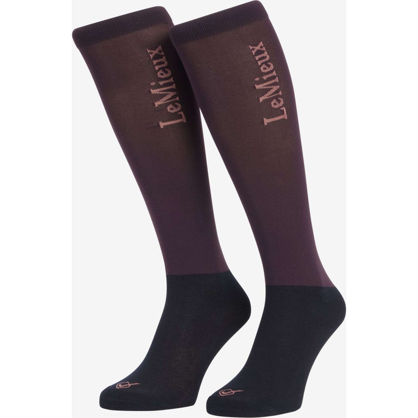 LeMieux Rijsokken Competition Damson