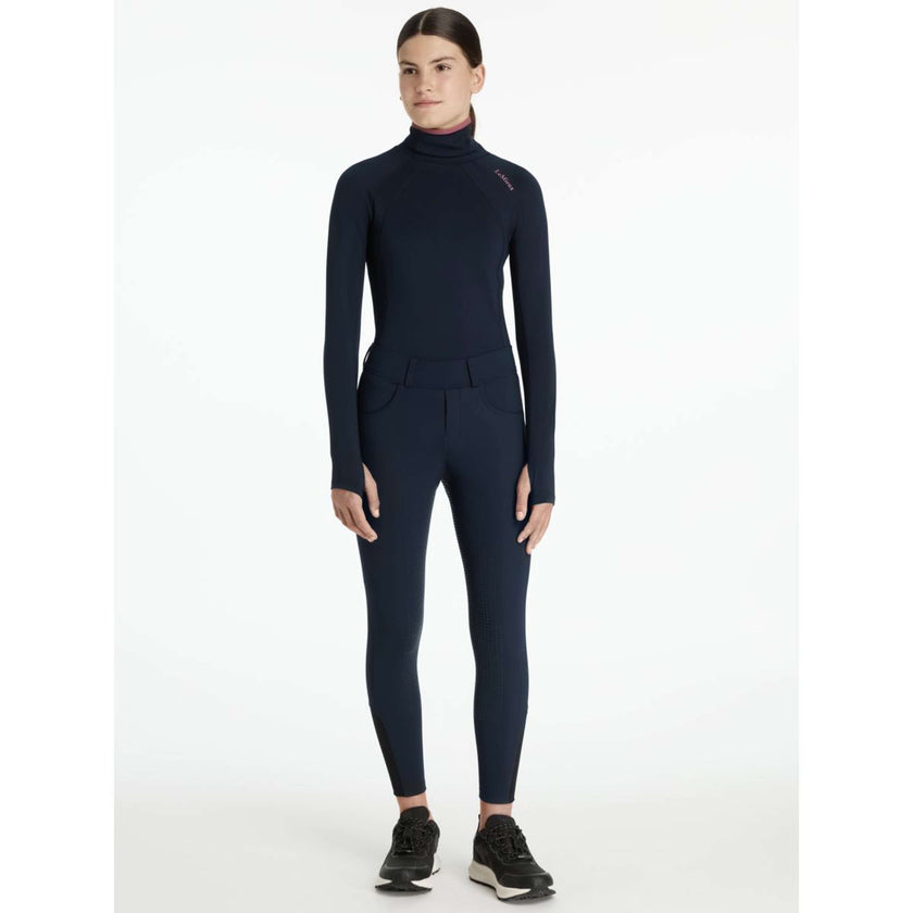 LeMieux Rijlegging Young Rider Ella Brushed Full Grip Navy