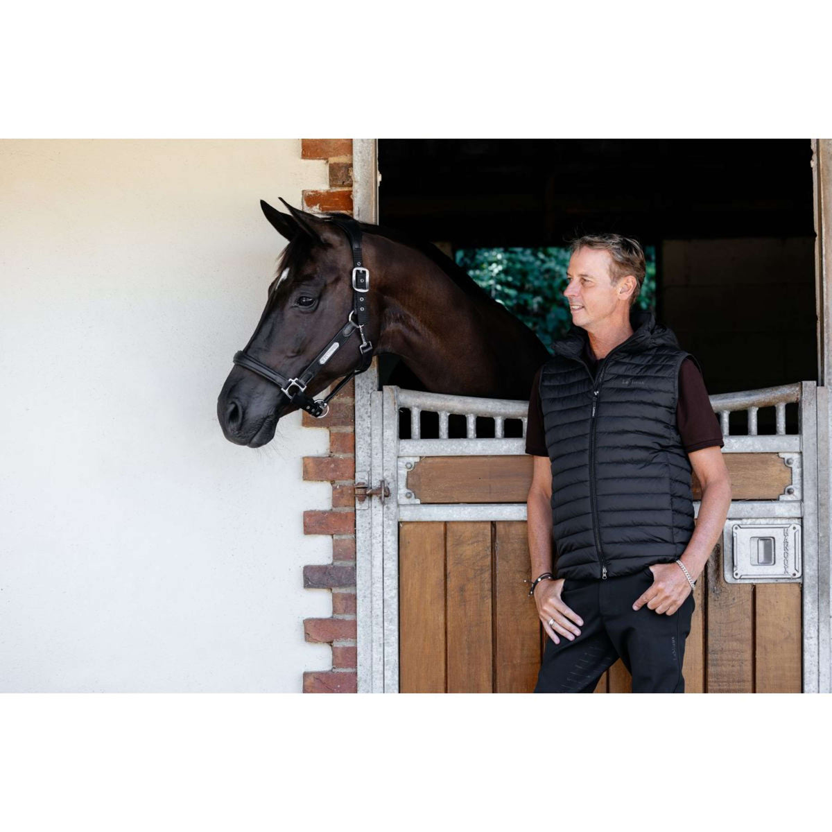 LeMieux Bodywarmer Puffer Heren Zwart