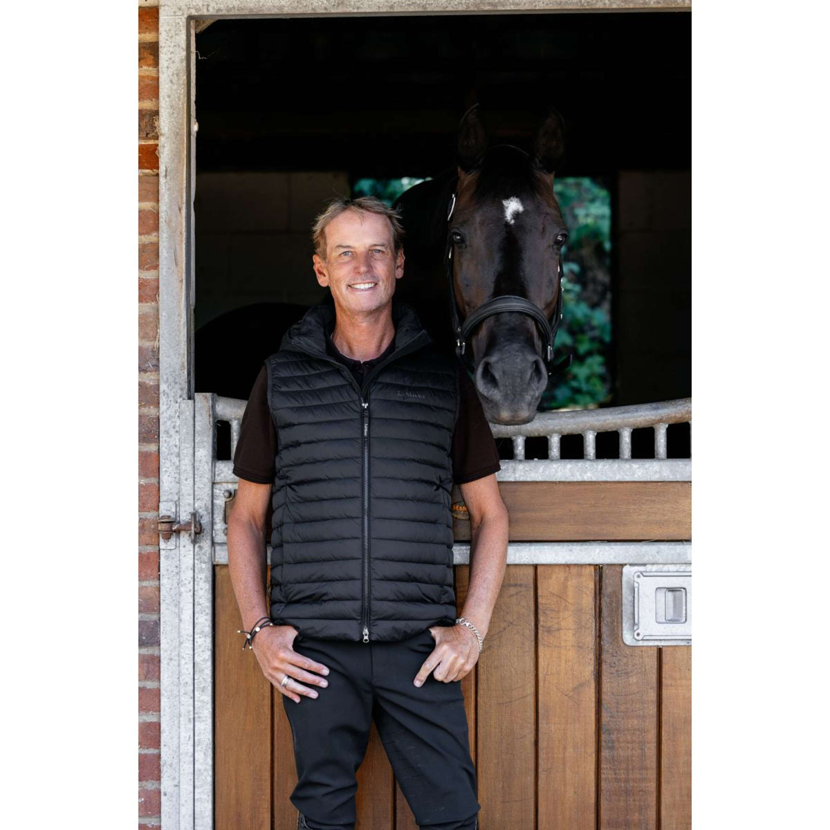 LeMieux Bodywarmer Puffer Heren Zwart