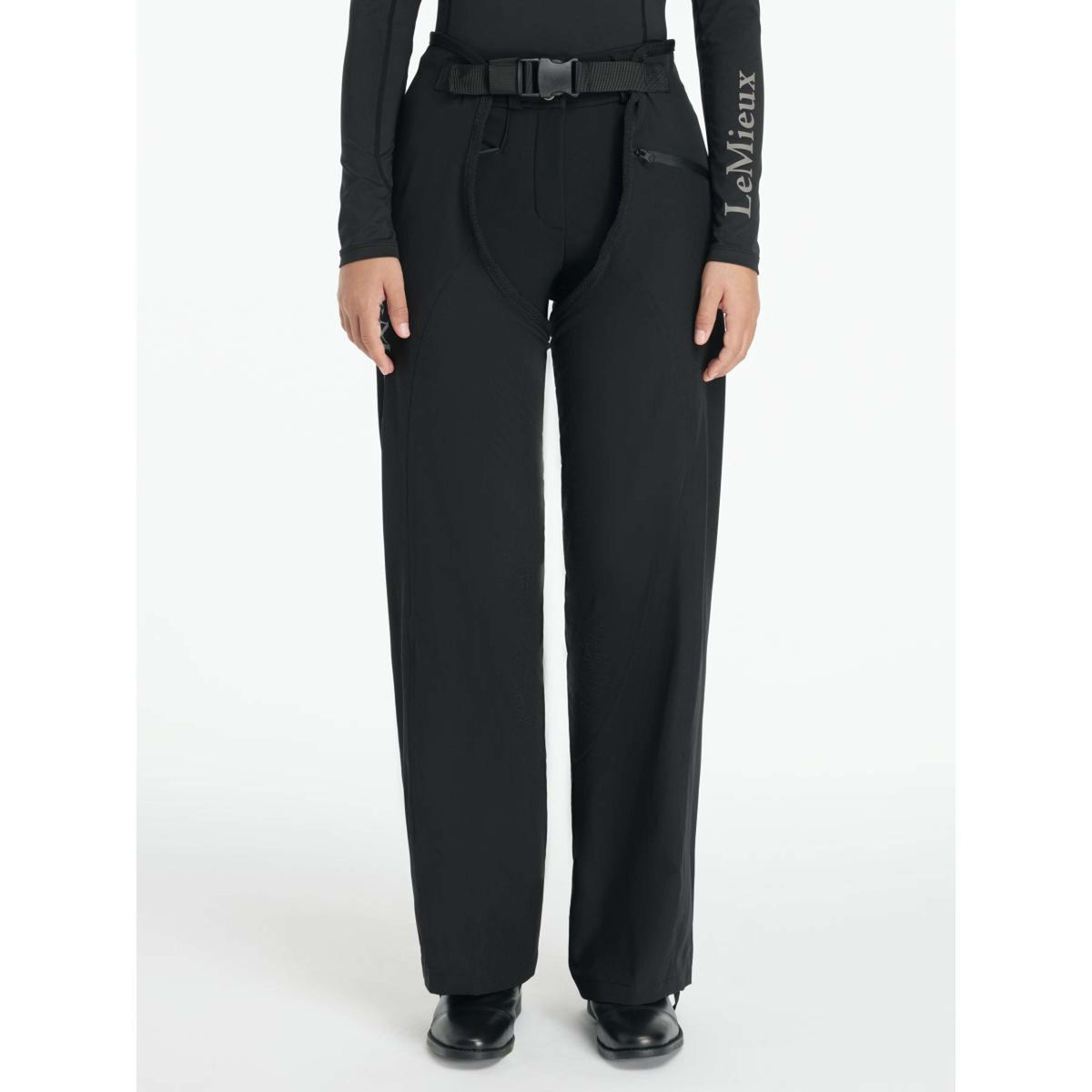 LeMieux Chaps Young Rider Drytex Stormwear Waterproof Zwart