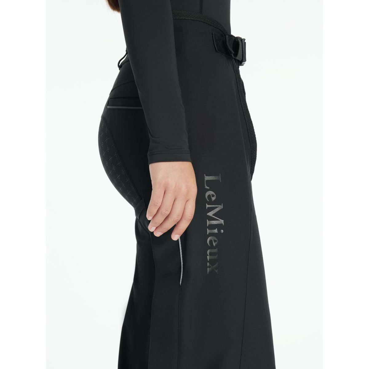 LeMieux Chaps Young Rider Drytex Stormwear Waterproof Zwart