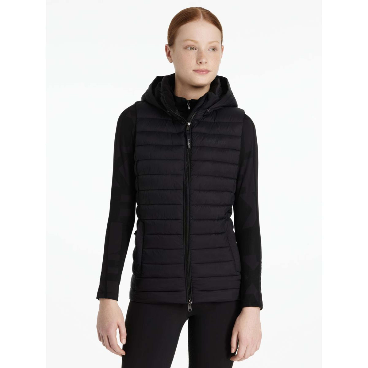 LeMieux Bodywarmer Young Rider Ruby Zwart