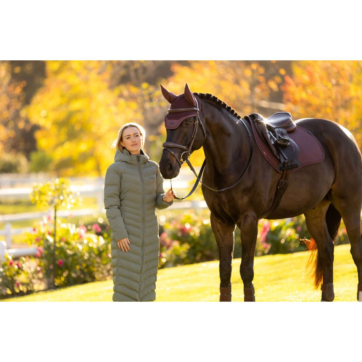 LeMieux Zadeldekje Essence Springen Damson