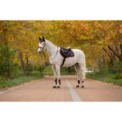 LeMieux Zadeldekje Loire Classic Springen Navy/Cranberry