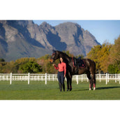 LeMieux Zadeldekje Loire Classic Dressuur Navy/Cranberry