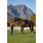 LeMieux Zadeldekje Loire Classic Dressuur Navy/Cranberry