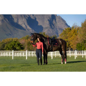 LeMieux Zadeldekje Loire Classic Dressuur Navy/Cranberry