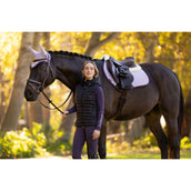 LeMieux Zadeldekje Merino Suede Springen Lilac