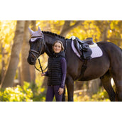 LeMieux Zadeldekje Merino Suede Springen Lilac