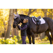 LeMieux Zadeldekje Merino Suede Springen Lilac