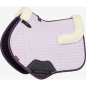 LeMieux Zadeldekje Merino Suede Springen Lilac