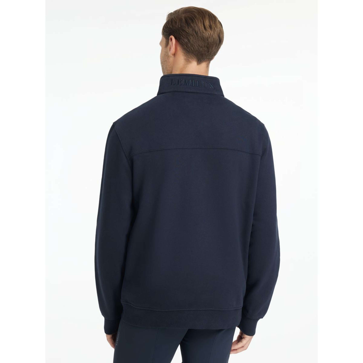 LeMieux Sweater Quarter Neck Heren Navy
