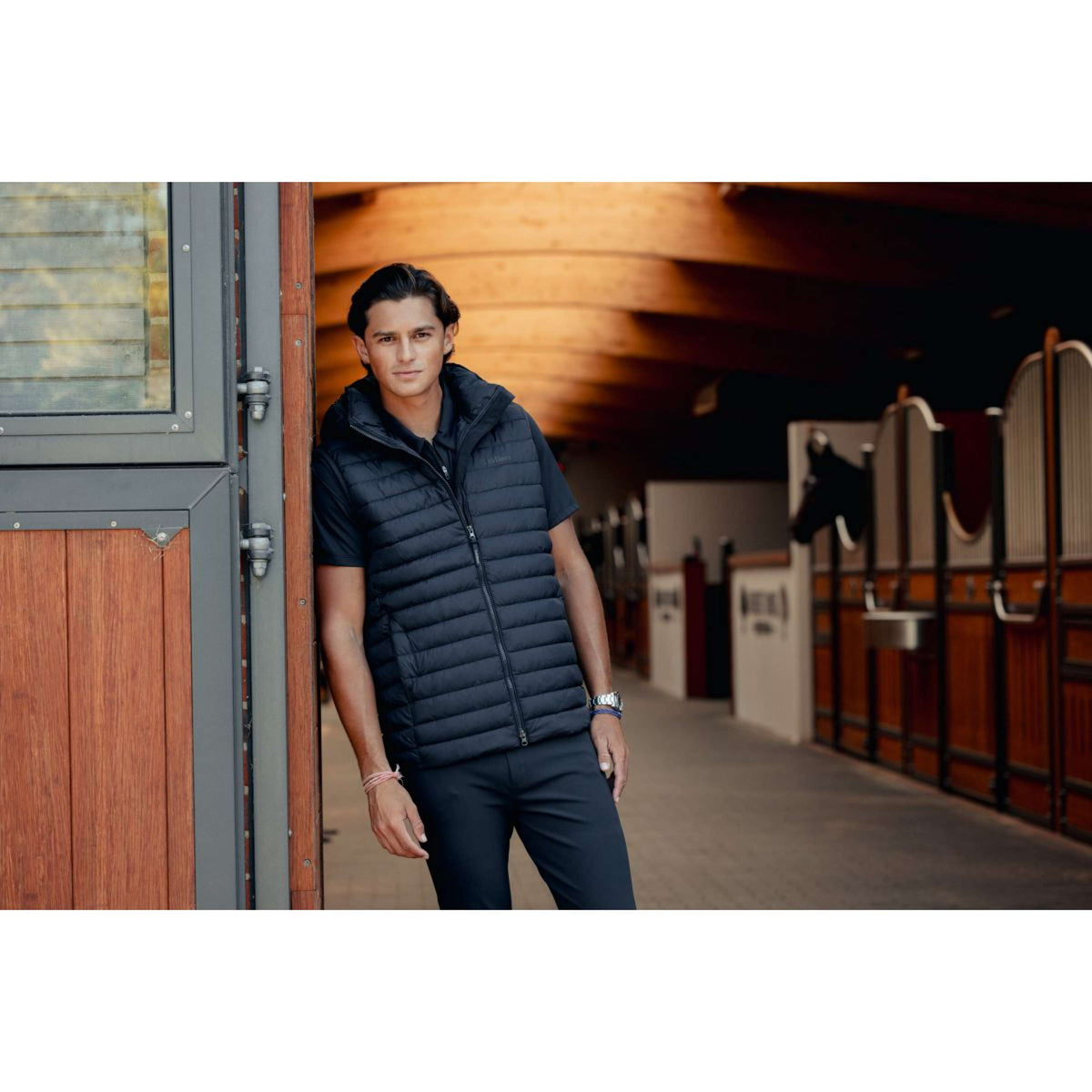 LeMieux Bodywarmer Puffer Heren Navy