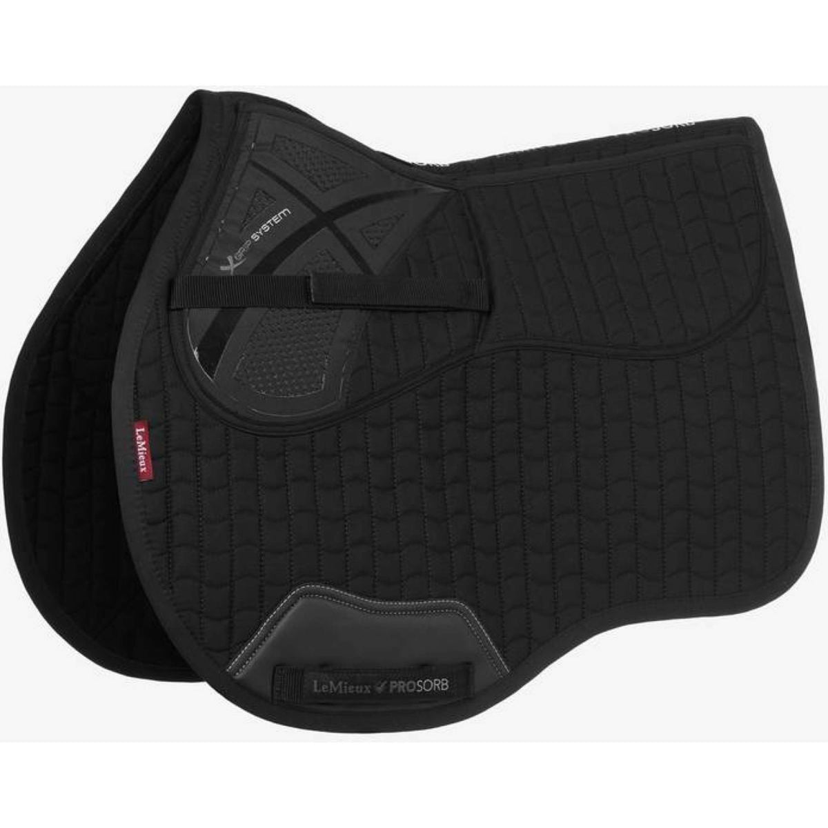 LeMieux Zadeldekje Prosorb Plain 2 Pocket Veelzijdigheid Zwart