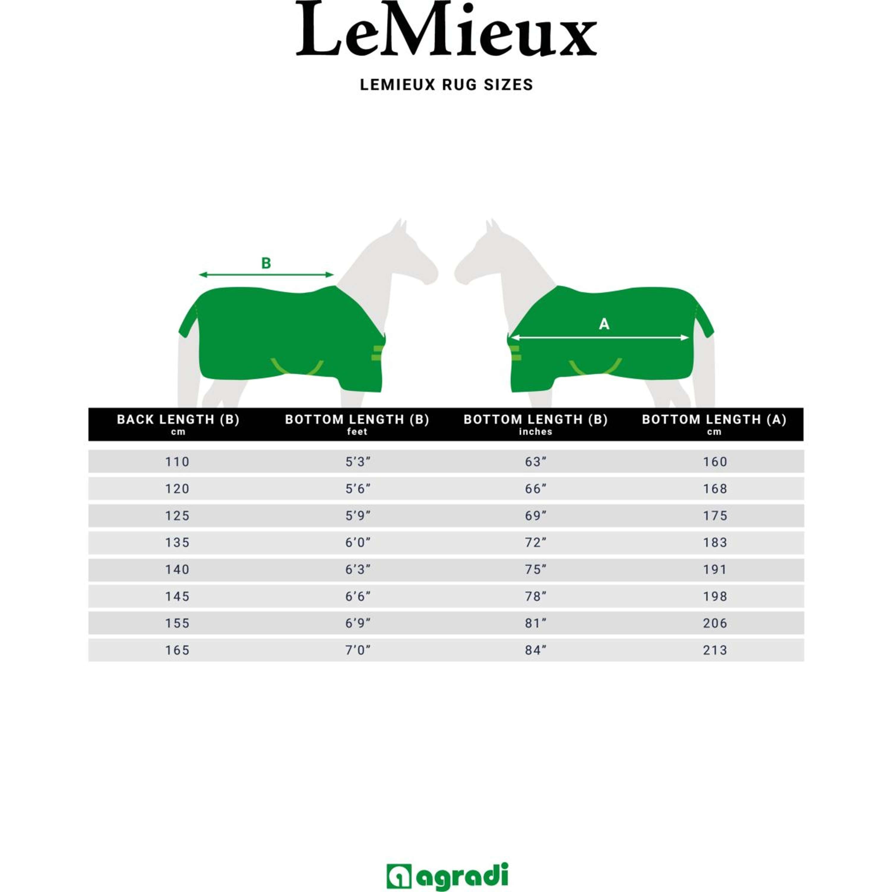 LeMieux Deken Kudos Turnout 350g Navy