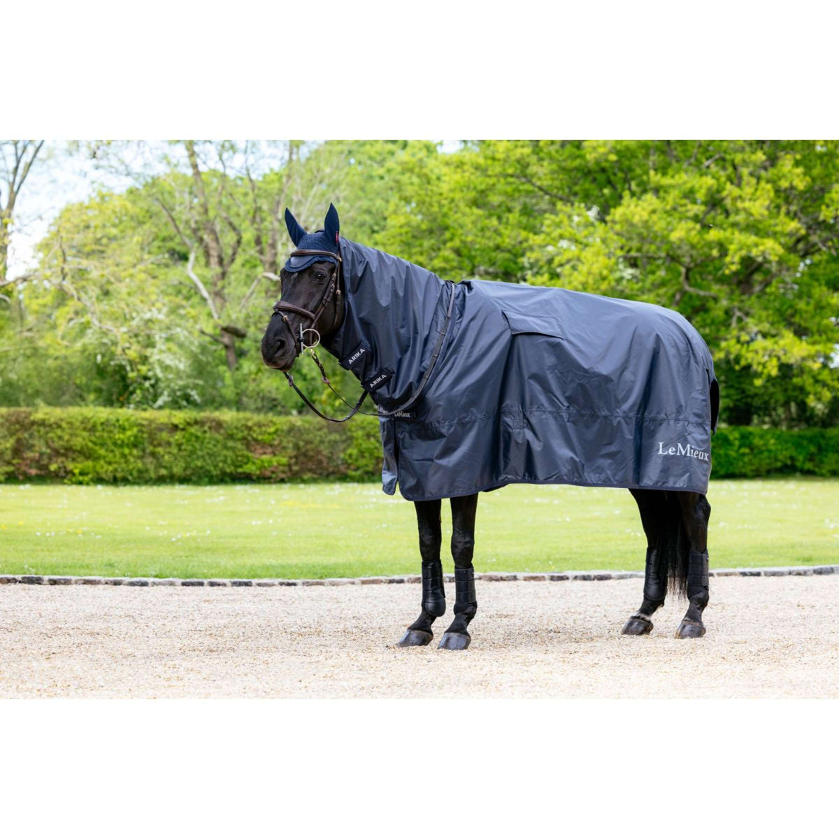 LeMieux Uitrijdeken Rain Navy
