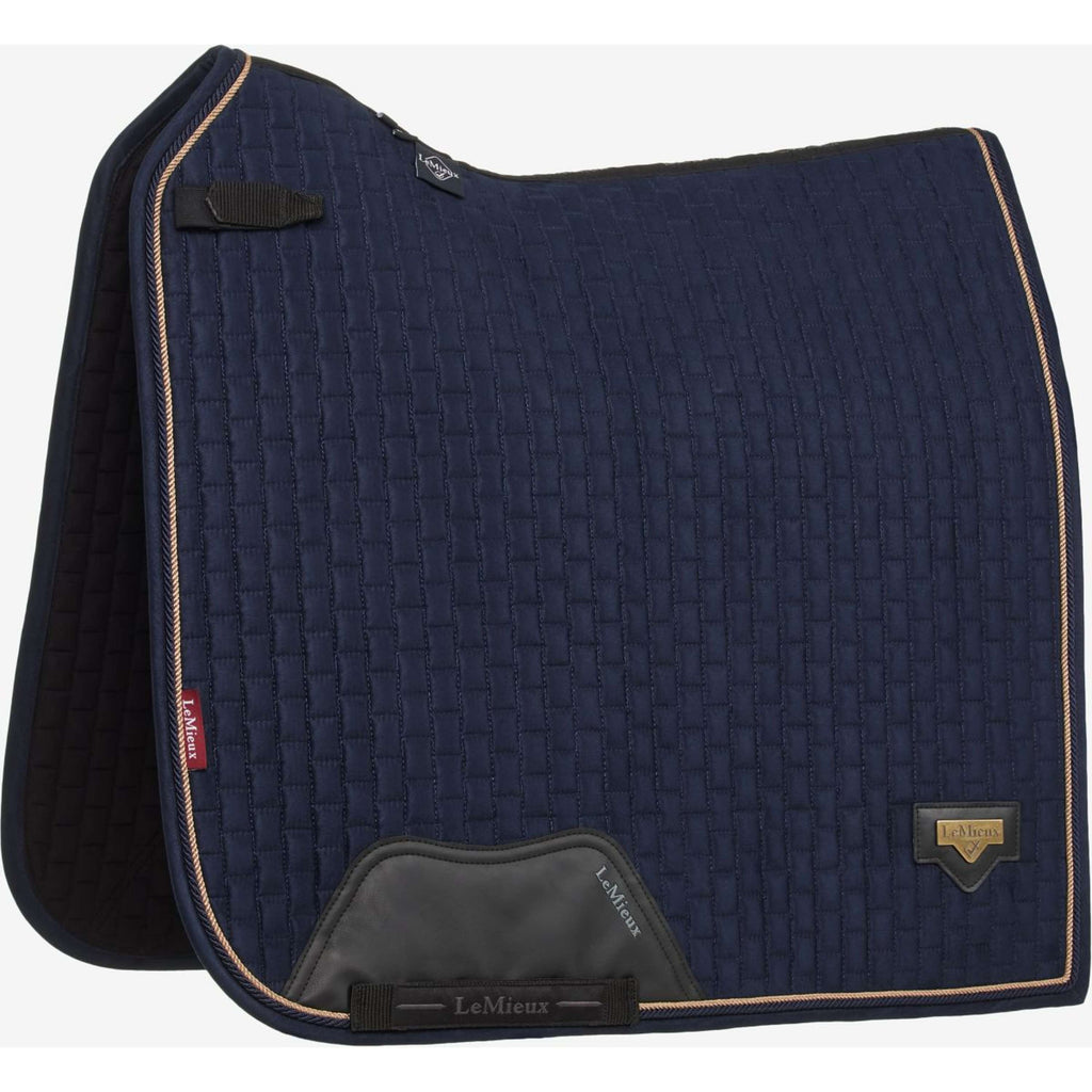 LeMieux Zadeldekje Puissance Suede Dressuur Navy