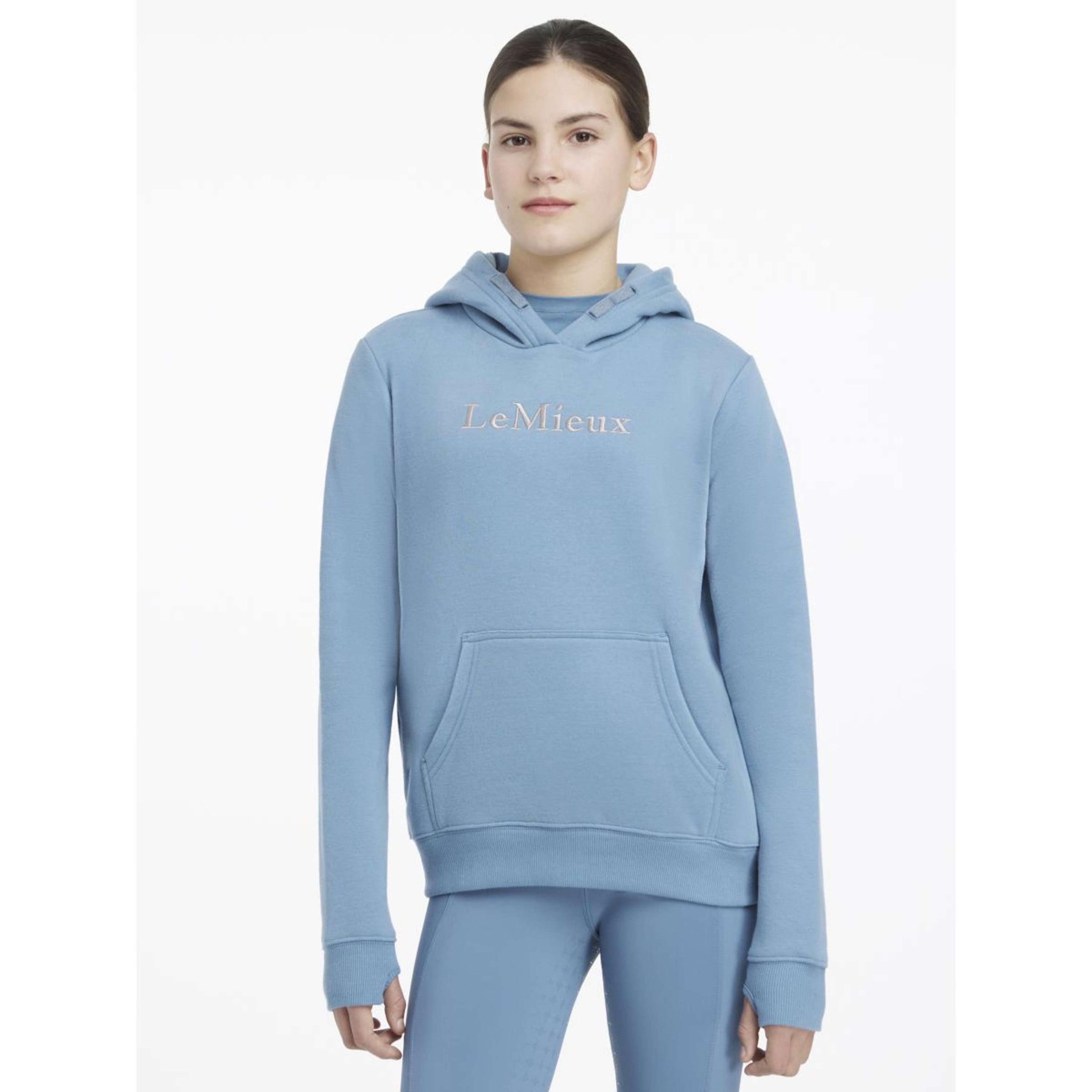 LeMieux Hoodie Young Rider Classique Ice Blue LeMieux Hoodie Young Rider Classique Ice Blue