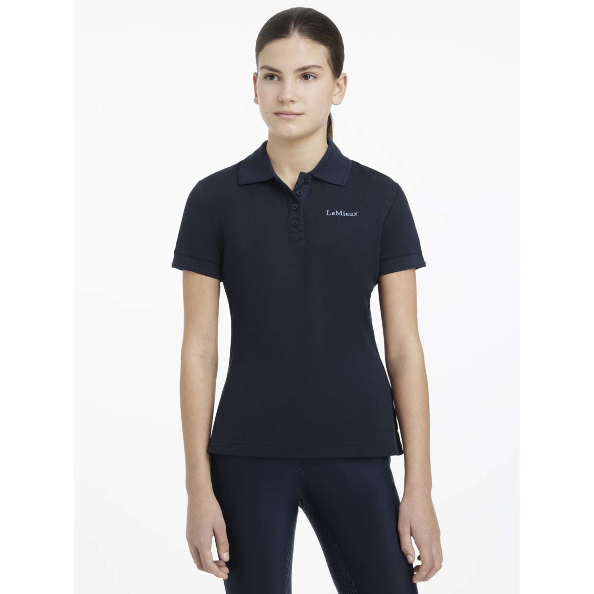 LeMieux Polo Young Rider Classique Navy