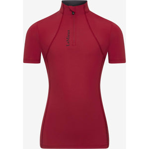 LeMieux Baselayer Young Rider Classique Korte Mouwen Chilli LeMieux Baselayer Young Rider Classique Korte Mouwen Chilli