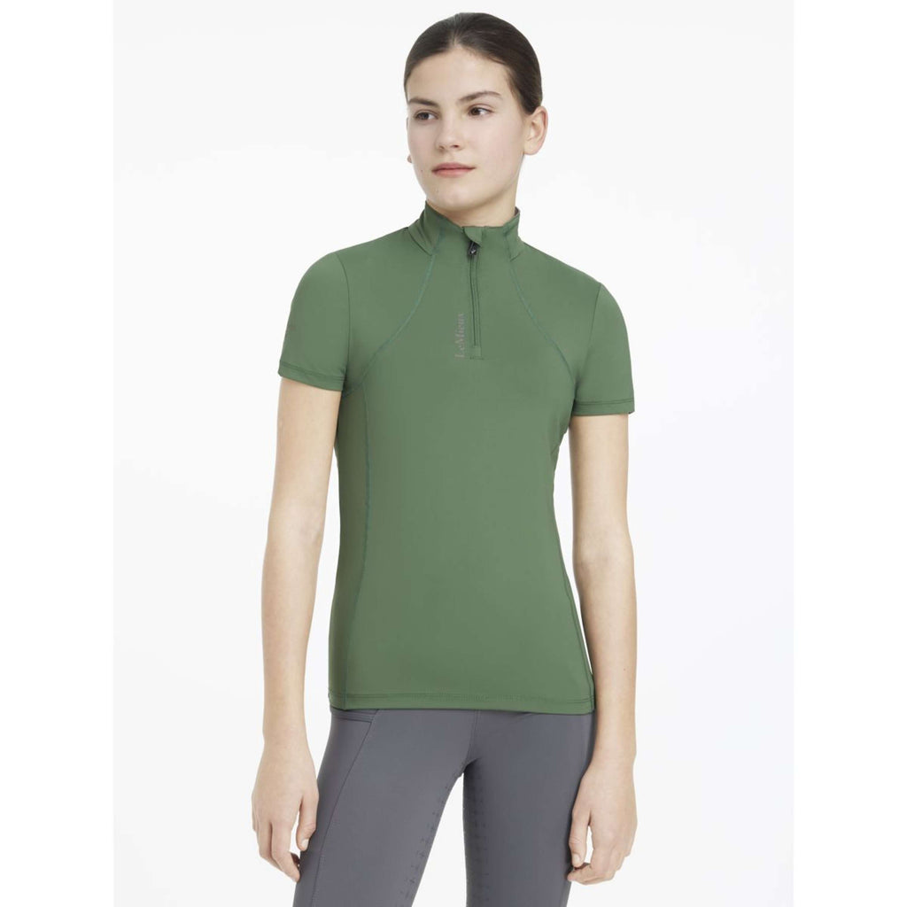LeMieux Baselayer Young Rider Classique Korte Mouwen Hunter Green