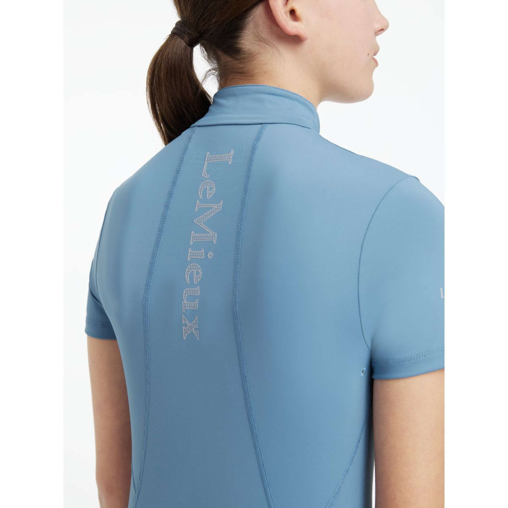 LeMieux Baselayer Young Rider Classique Korte Mouwen Ice Blue