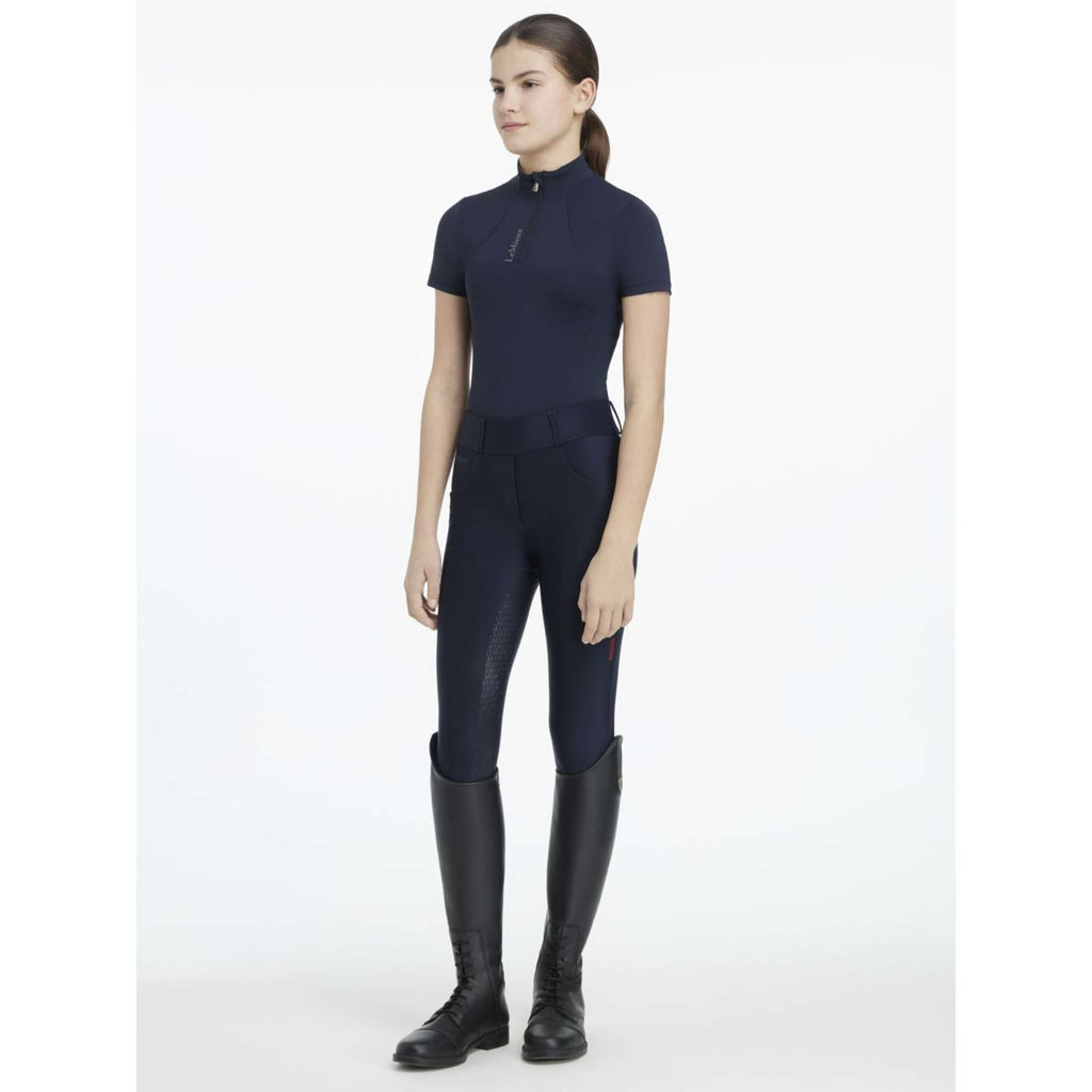 LeMieux Baselayer Young Rider Classique Korte Mouwen Navy
