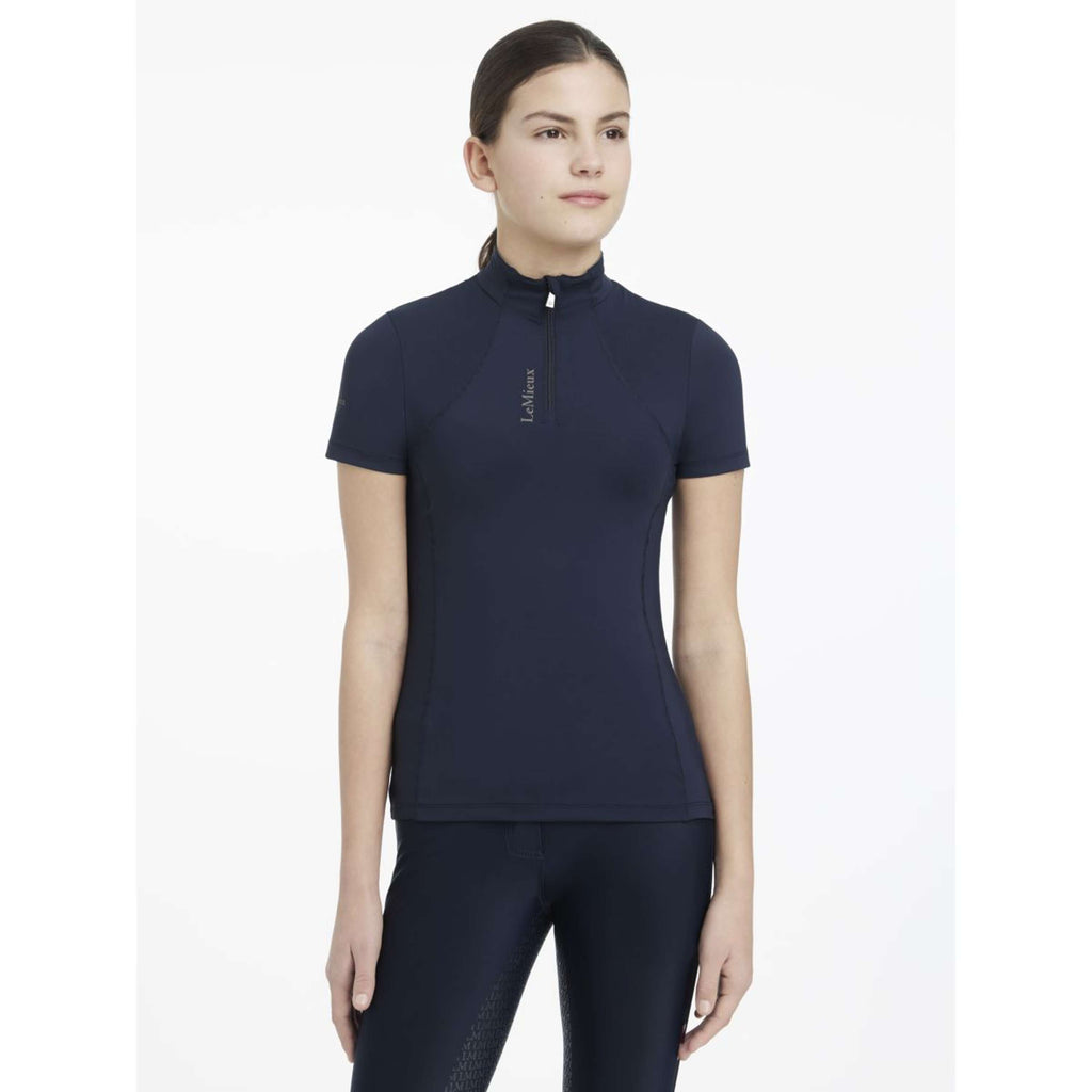 LeMieux Baselayer Young Rider Classique Korte Mouwen Navy