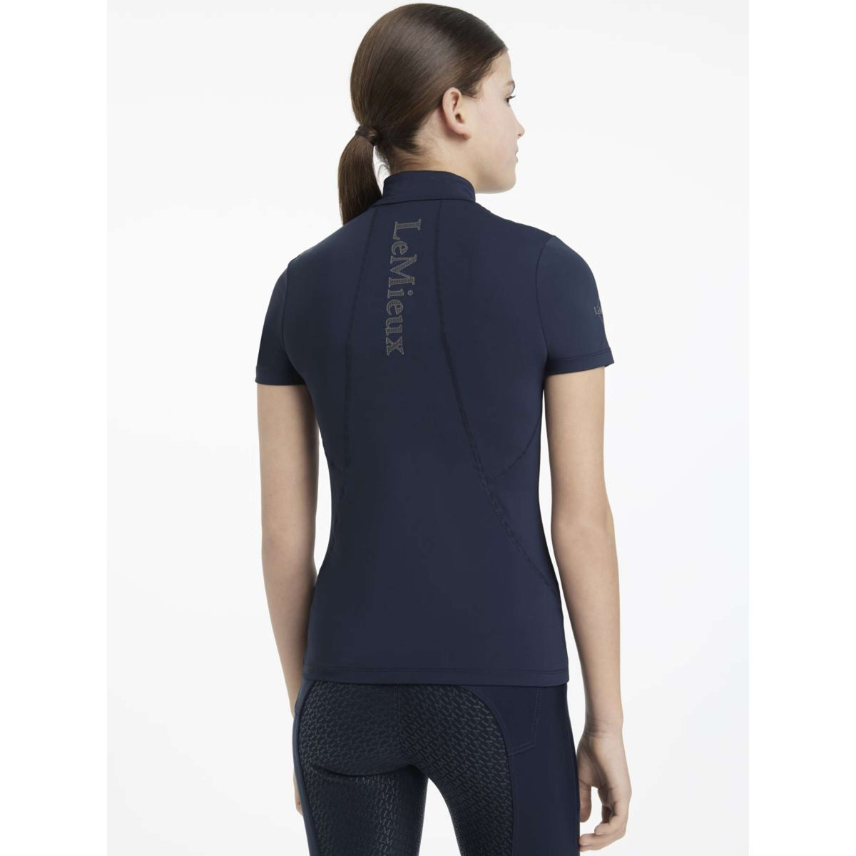 LeMieux Baselayer Young Rider Classique Korte Mouwen Navy
