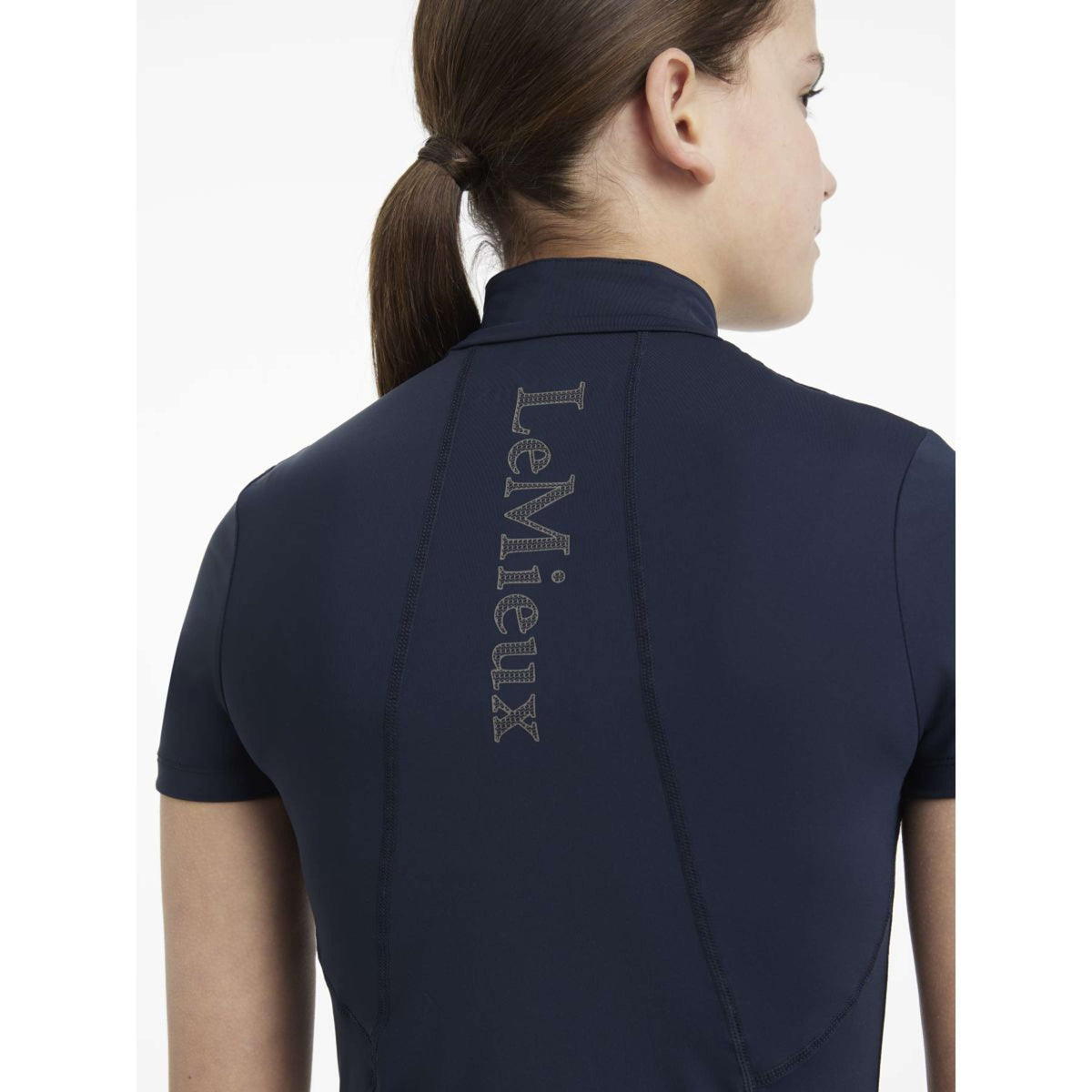 LeMieux Baselayer Young Rider Classique Korte Mouwen Navy
