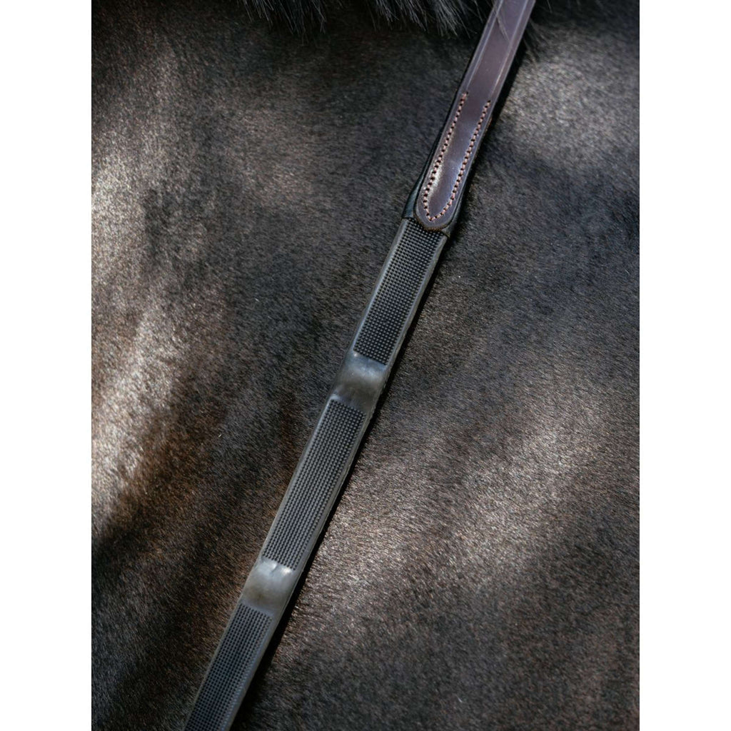 LeMieux Teugels Ergo Grip Rubber Bruin