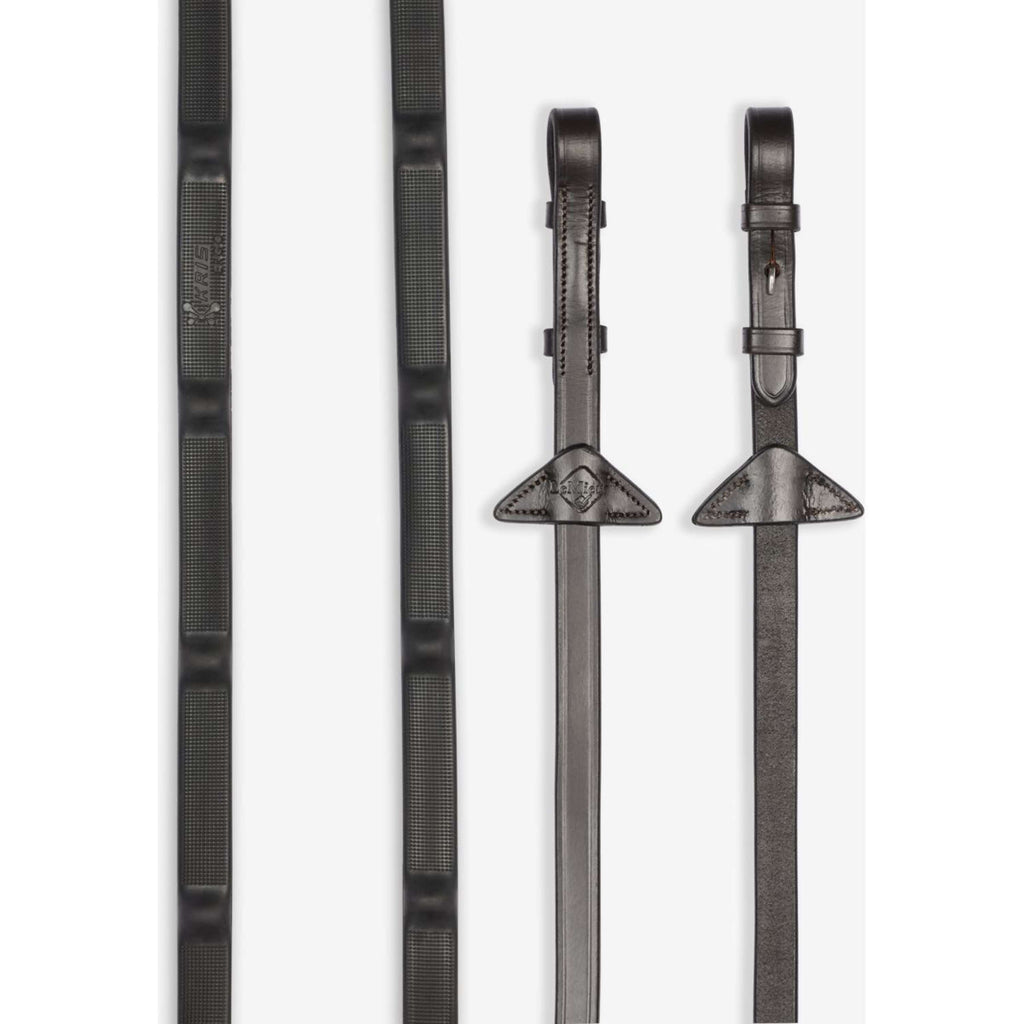 LeMieux Teugels Ergo Grip Rubber Bruin