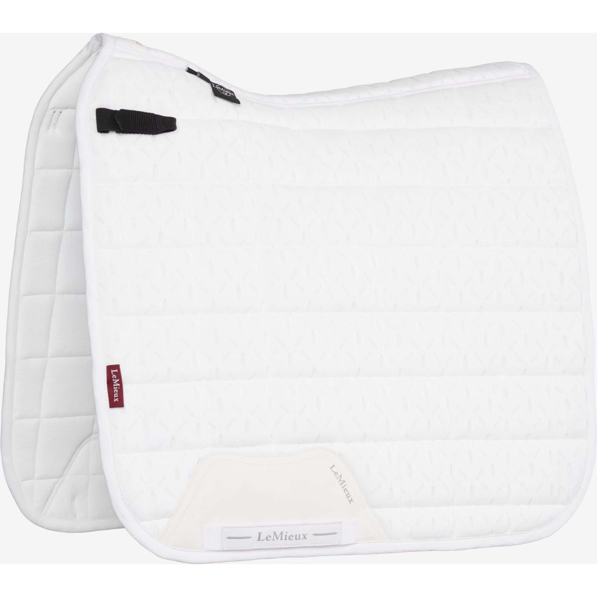 LeMieux Zadeldekje 3D Mesh Self-Cool Square Dressuur Wit