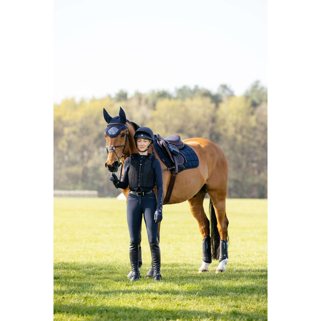 LeMieux Zadeldekje 3D Mesh Self-Cool Square Springen Navy