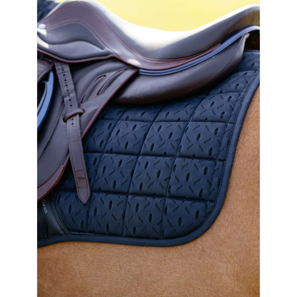 LeMieux Zadeldekje 3D Mesh Self-Cool Square Springen Navy