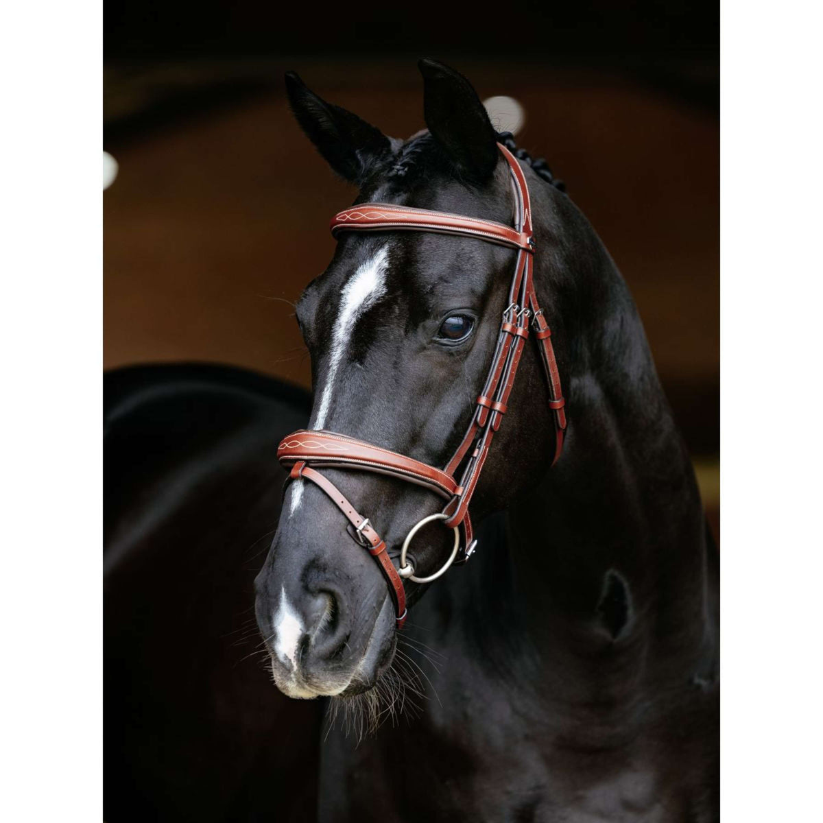 LeMieux Hoofdstel Kudos Competition Flash Chestnut