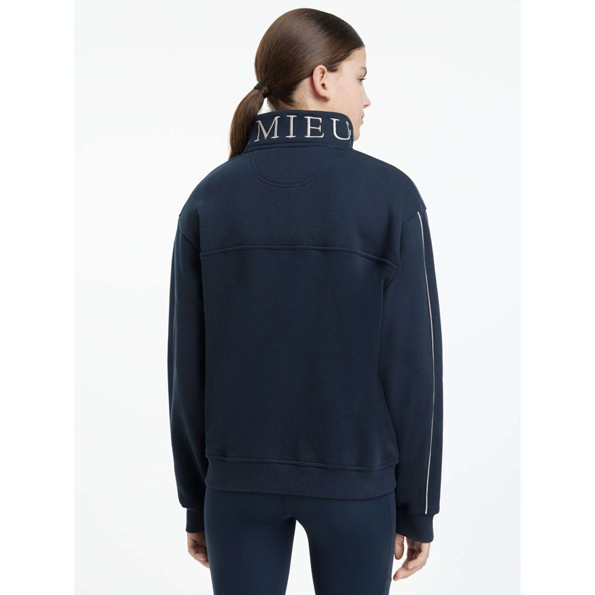 LeMieux Trui Young Rider Kate Quarter Zip Navy