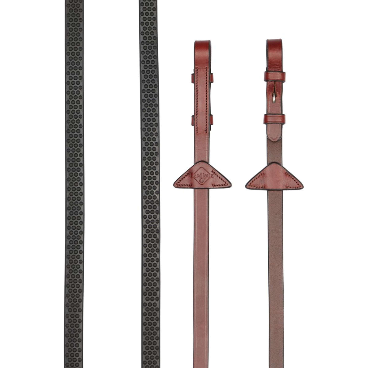 LeMieux Teugels Soft Rubber Chestnut