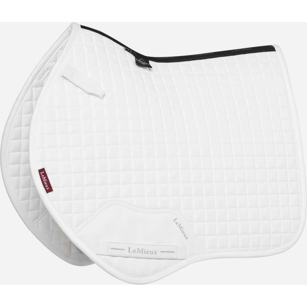 LeMieux Zadeldekje Mini Suede Square Close Contact Wit