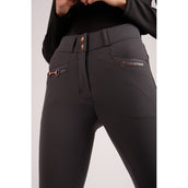 Montar Rijbroek Molly Rosegold Highwaist Full Grip Grijs