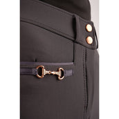 Montar Rijbroek Molly Rosegold Highwaist Full Grip Grijs