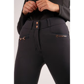 Montar Rijbroek Molly Rosegold Highwaist Full Grip Navy