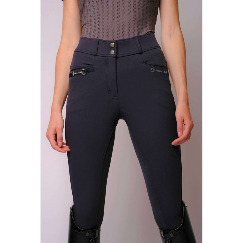 Montar Rijbroek Molly Highwaist Full Grip Navy