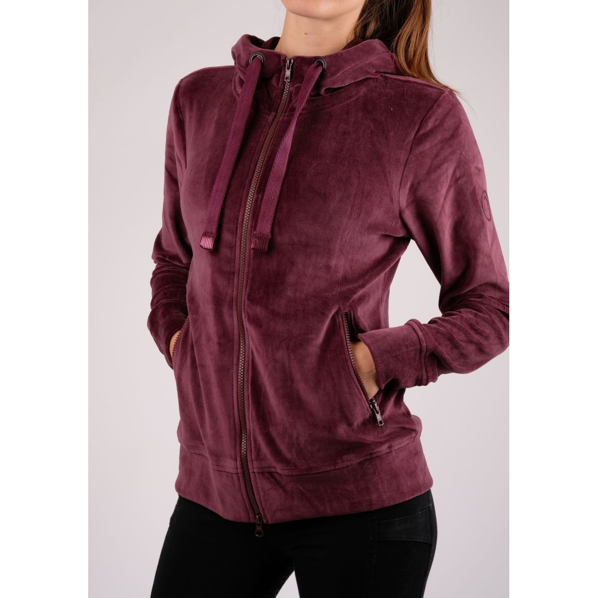 Montar Vest Kamila Velvet Plum