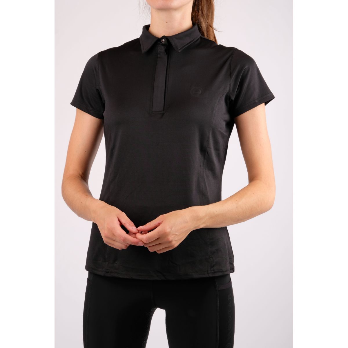 Montar Shirt Rebecca Korte Mouwen Zwart