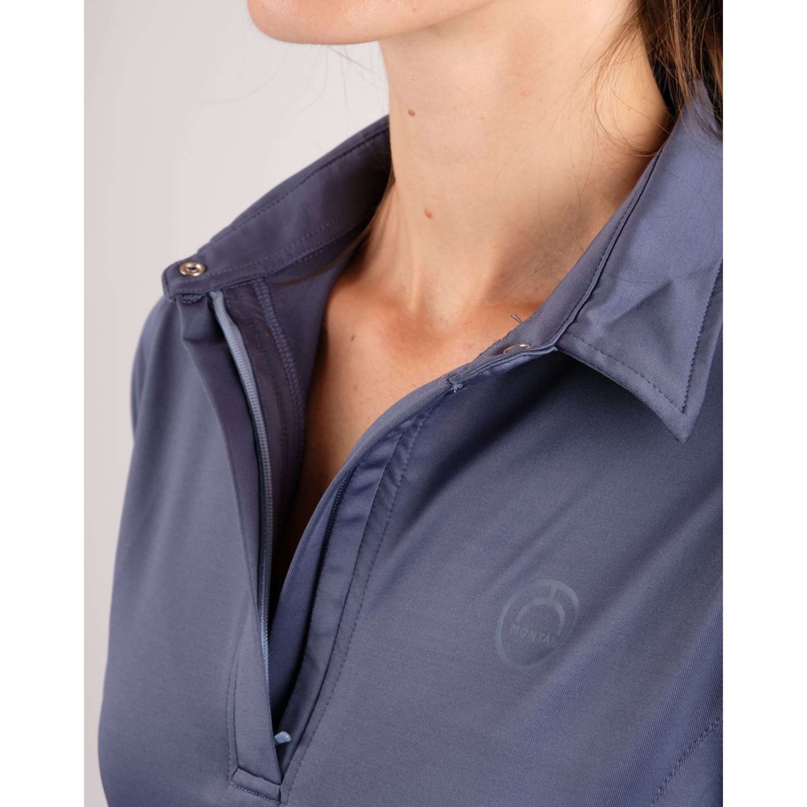 Montar Shirt Rebecca Korte Mouwen Ocean Blue Montar Shirt Rebecca Korte Mouwen Ocean Blue