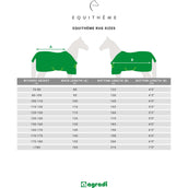 EQUITHÈME Regendeken Tyrex 600D Gerecycled 50g Groen