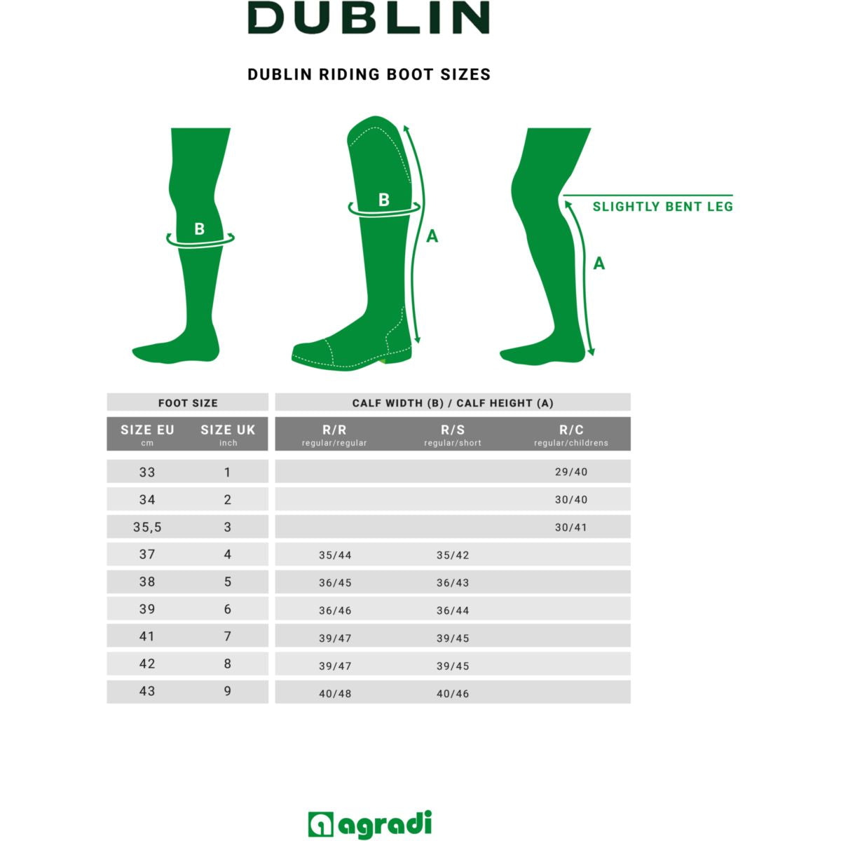 Dublin Rijlaarzen Arderin Tall Field Zwart